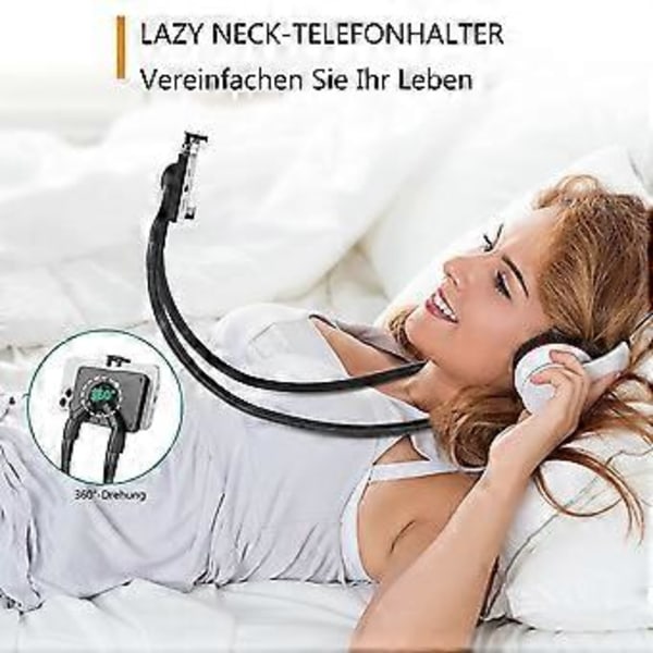 Mobiltelefonhållare Säng Universal Mobiltelefonhållare Gooseneck Flexibel Lång Arm Nacke Mobiltelefonhållare Bord Multifunktionell Mobiltelefonhållare S