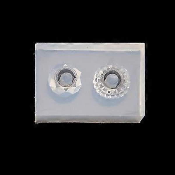 Silikoneform Stor Hul Perle Charm Armbånd Resin Smykker Håndværktøj 3