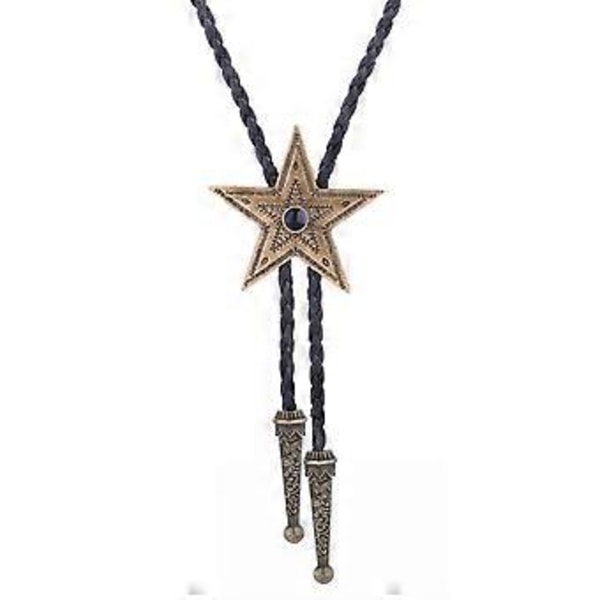 Intiaanien Bolo Solmio Miehille Länsimainen Bolo Solmio Vintage Bolo Solmio Turkoosi Bolo Solmio Tähti Bolo Solmio Cowboy Solmio Kaulakoru bronze black