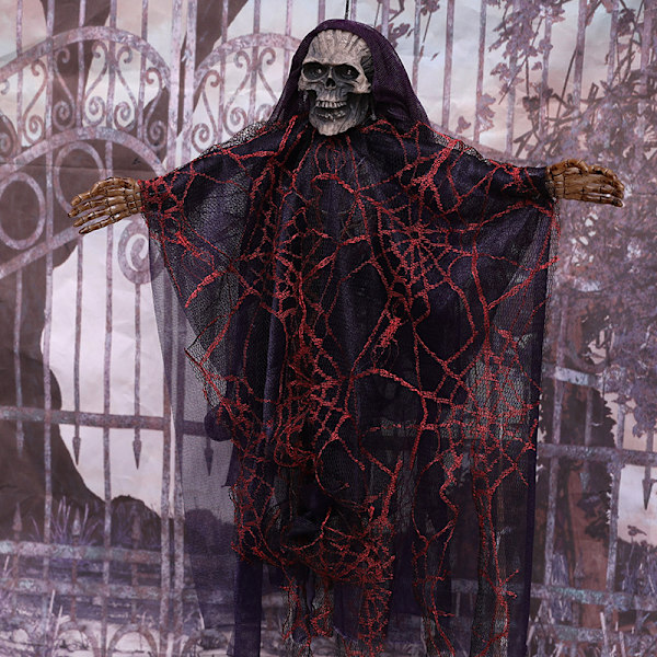 Lilla hengende spøkelses Halloween-dekorasjon - Hengende gressklipper - Hallo