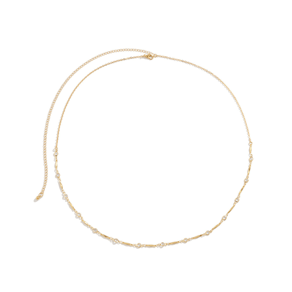 Sommar midjekedja justerbar Boho Bikini Body Belly Chains Simpl