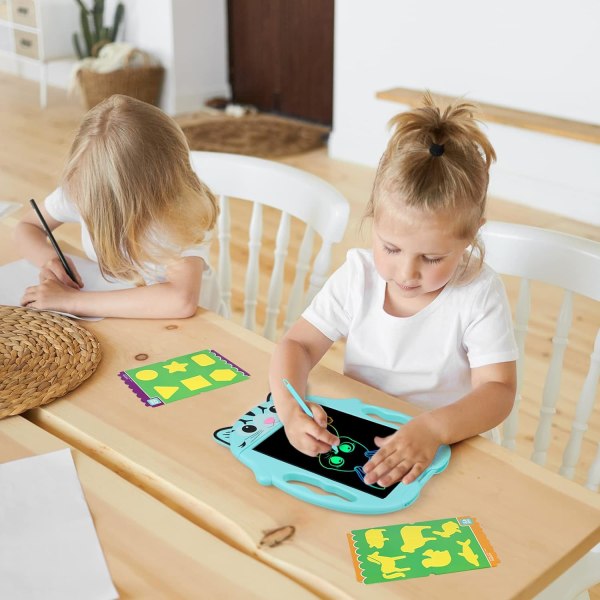 Fargerikt LCD Skrivebrett Grafisk Nettbrett 9 Tommers Tegnebord
