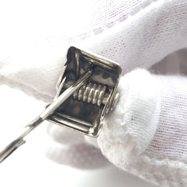 Ruostumattomasta teräksestä valmistetut verhoklipit, metalliset ripustuskoukut verhokuiviin, 50 kpl, hopea, 35 mm