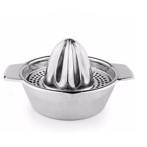 Rustfritt stål manuell juicer sitron appelsin fruktpresser med bolle juicer sil