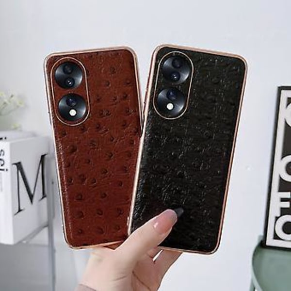 Nahkainen pinnoitettu puhelinkotelo Honor 70:lle