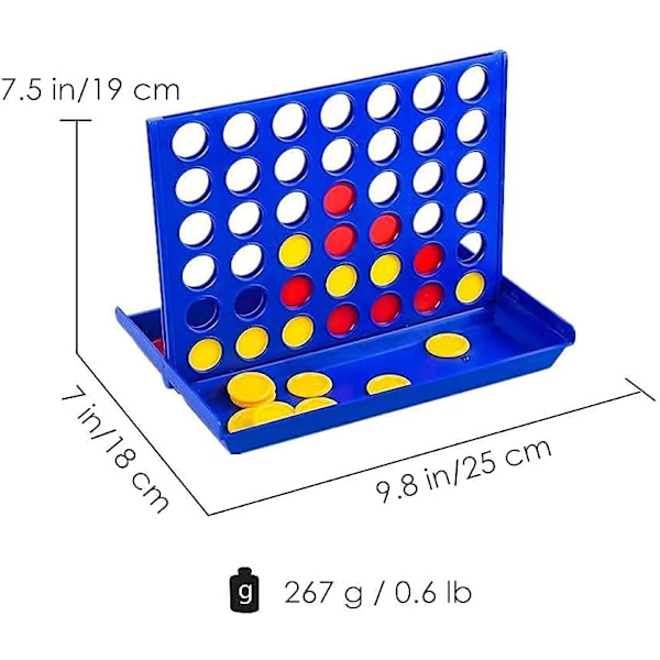 Pup Go Connect 4, 4 i rad med 6 extra bitar, Four in a