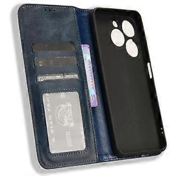 Til Infinix Smart 8 4G X6525/Smart 8 HD 4G Retro PU Læder Telefon Etui Wallet Stand Cover Style D