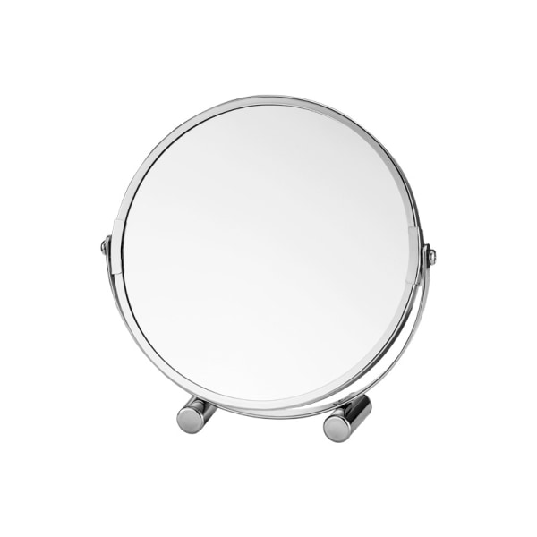 Free Standing Swivel Magnifying Mirror, Portable Chromed Metal Co