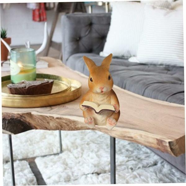 Figurer Hage Statuer, Kanin Harpiks Ornamenter Hage Simulering