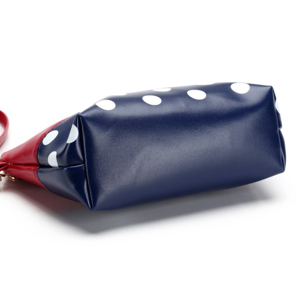 Mickey Meikkivarustepussi, Jousi Polka Dot Matkapussi PU Naisten Laukku, P