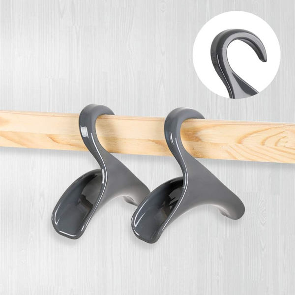 4-pack Väska Hängare Hook Bag Rack Holder - Grå - Handväska Hängare Org