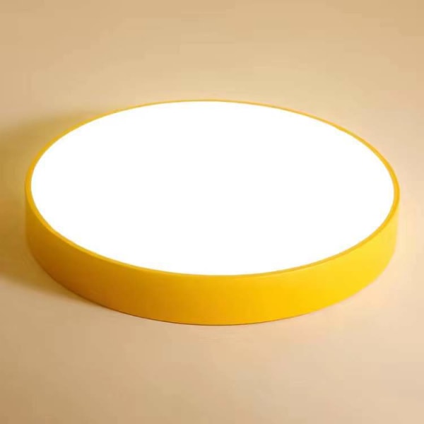 LED Taklampe, 6000K Kald Hvit, Ø30CM