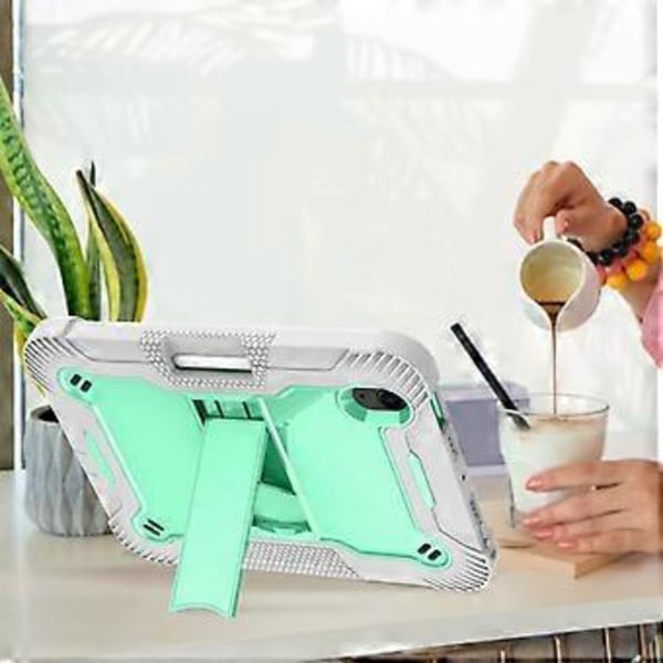 Uusi suojakotelo mini6-tableteille, iskunkestävä pidike, harmaa vihreä Gray green