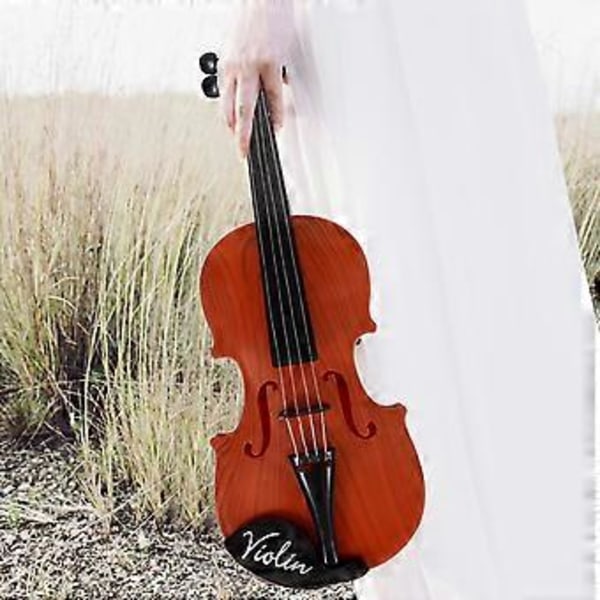 1 Sæt Strenginstrument Model Simuleret Violin Legetøj Realistisk Musikinstrument