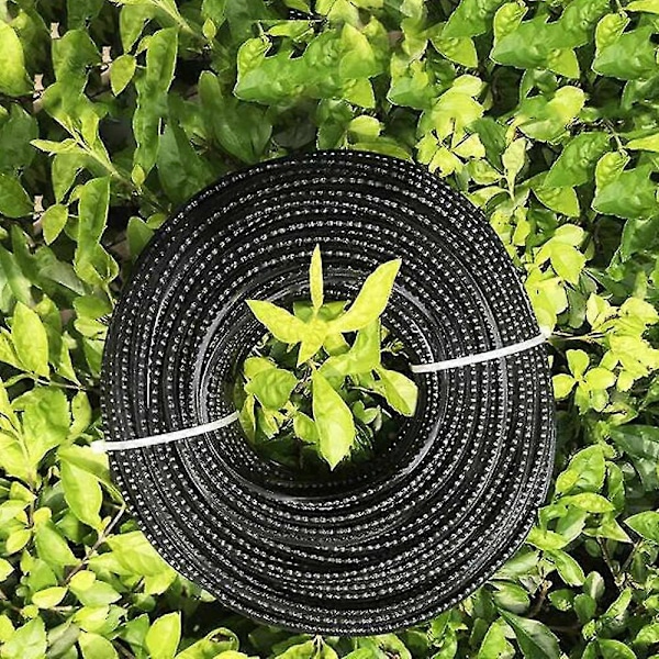 Sahalaitainen kestävä siimaleikkurin siima, 3 mm x 53 m nailoninen trimmerilanka hiljainen siimaleikkurin lanka ylikasvaneelle ruoholle ja rikkaruohoille