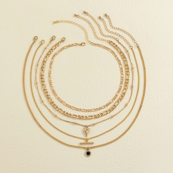 Guld Snake Bone Chain Halsband för kvinnor och flickor Halsband Ladie
