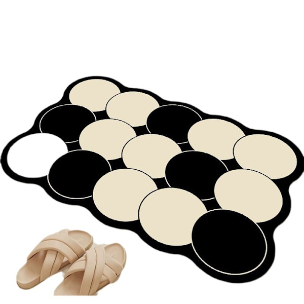 50 * 80cm pyöreä, minimalistinen amerikkalainen tyyli helppo kuivata kylpyhuone
