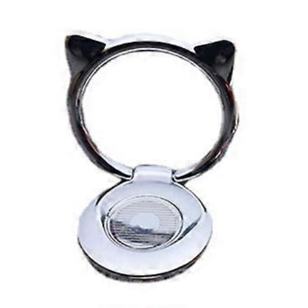 2 Stycken Mobiltelefon Ringhållare Fingerhållare Mobiltelefonhållare Katt 360 Graders Rotation Mobiltelefon Ringhållare Finger Katt Smartphone Fingerhållare Cel