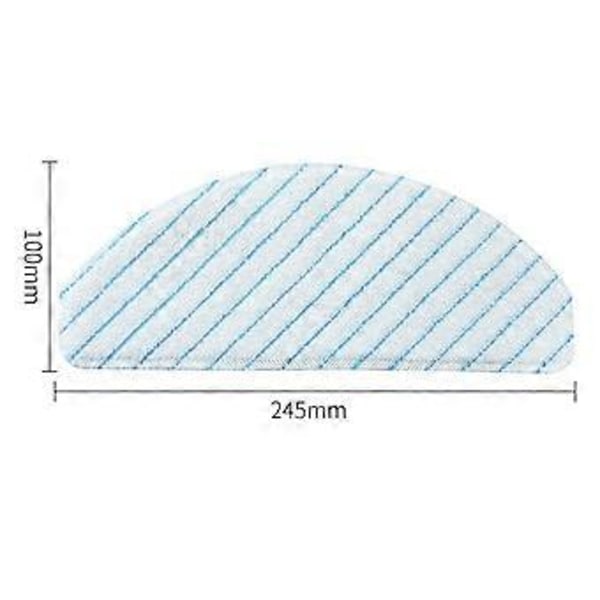 50 kpl Moppityynyjä Ecovacs Deebot OZMO T8 AIVI, T8 Max, T9 Power/Max T10 Robotti-imurille