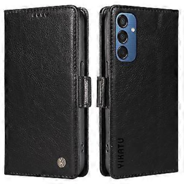 YIKATU YK-007 Plånboksfodral för Samsung Galaxy M15 5G Magnetlås Läder Telefonskal