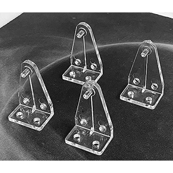 12 stk Hold Down Brakett for 1\" Mini Persienner Bunn Skinne Hold Klips