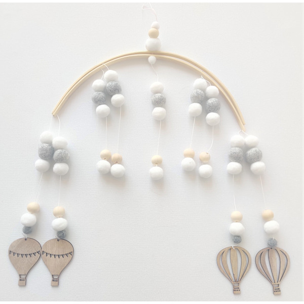 Baby Crib Mobiles Tretreperler for Barn Gutter og Jenter Babyer