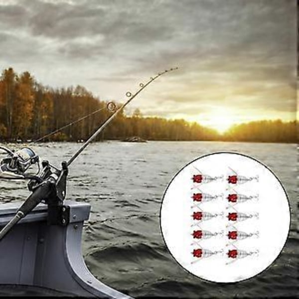 10 Kpl Kovia Vieheitä Cicada Suolavesi Kulta (Punainen Pää) Red Head