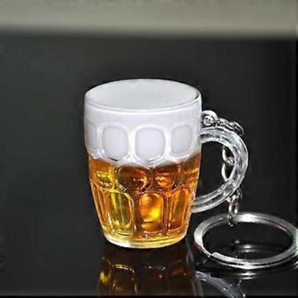 Uniikki Design Hartsi Olutkuppi Avaimenperä Avaimenperät Laukku Riippuva Koriste Ornamentti