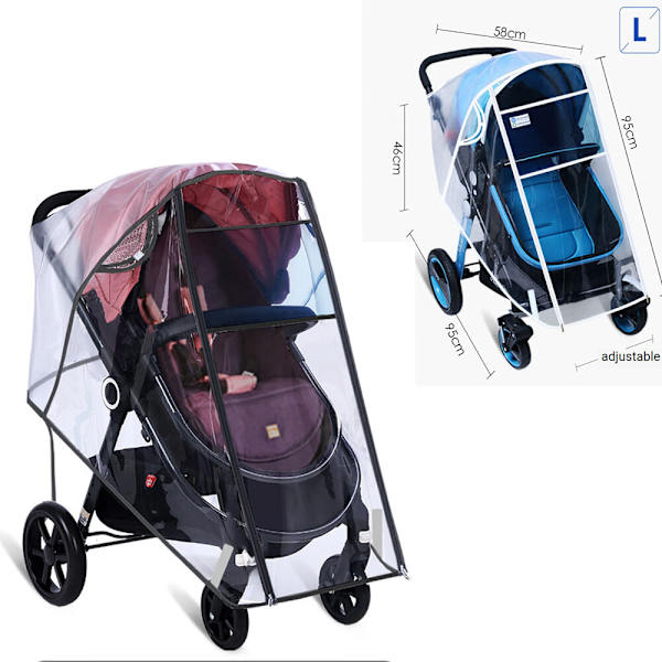 Ett stykke stor størrelse - dobbel glidelåsdør - goggle-vindu - b