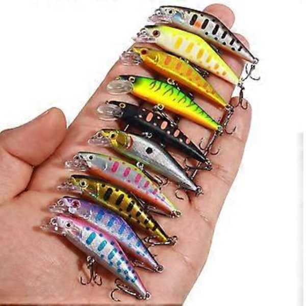 5,7 cm 3,4 g Microbe Road Lokkemad Langsomt Synkende Minnow Falsk Agn