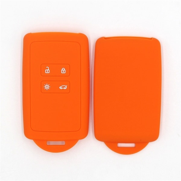 Orange-färgat nyckelskydd för Renault Smart Key 4 But
