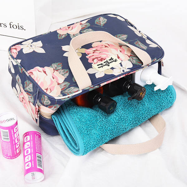 Värikäs Ankka-Toiletry Bag Matkustaminen Ripustus Meikki Pussit Suuri P