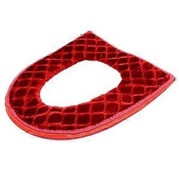 1 st Smidig Förtjockad Toalettsitsöverdrag Allmänt Toalettsitsöverdrag Red