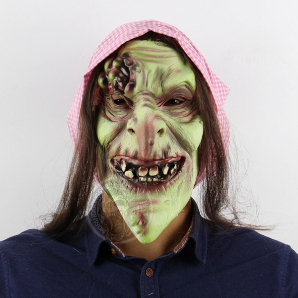 Klovnemaske Latex Skrekk Spøkelse Skremmende Morsom maske Halloween Room Esc