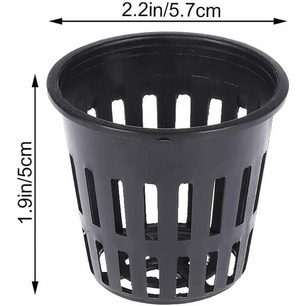 40 stk. 5 cm Net Potte for Hydroponisk Hage Net Cup Potter Plast