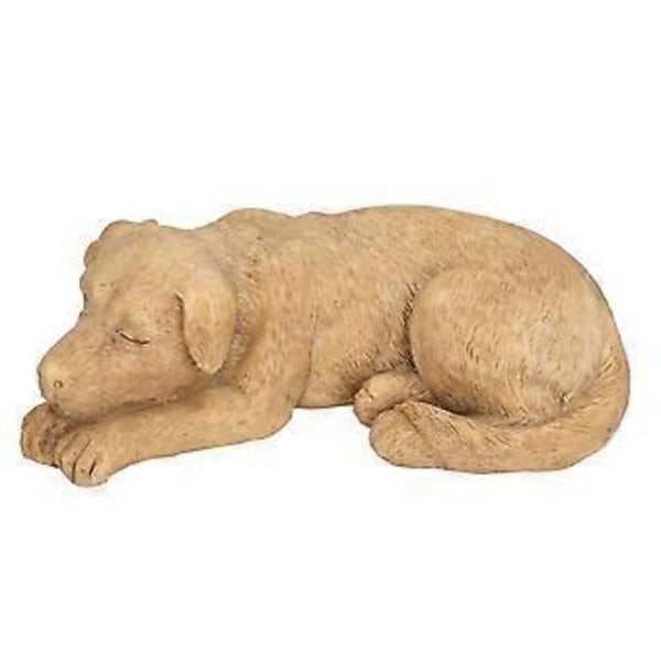 Imitasjon Stein Kjæledyr Minne Gravstein Katt Hund Minne Resin Håndverk Gravstein for Plen Hage Utendørs Hage Hund Type C Sandfarge