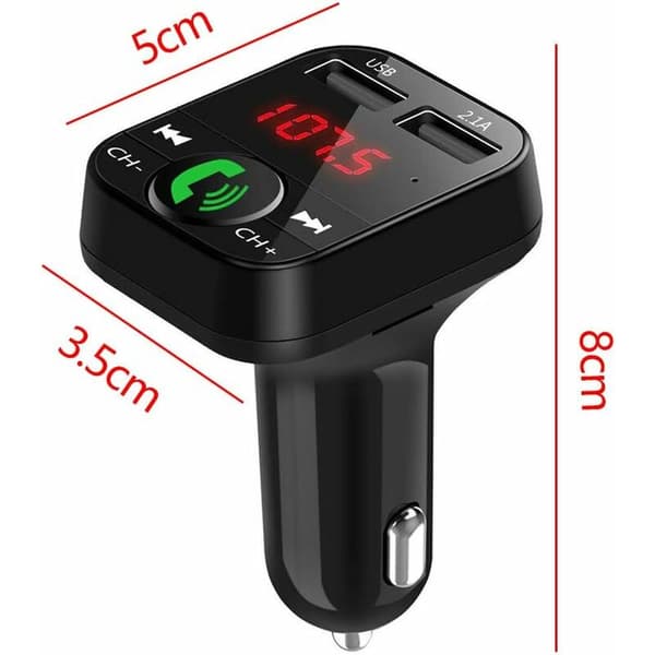 Bluetooth FM-sändare för bil, Bluetooth 5.0 cigarettändaradapter
