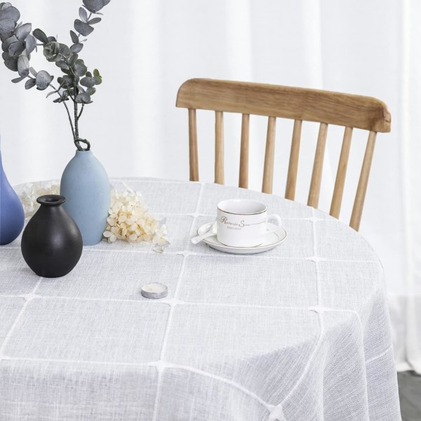 Gray square - Square tablecloth 140x140 Square cotton tablecloth