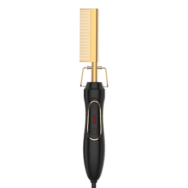 (Gold) Hot Comb,Electric Comb,Female Professional Hair Straighten