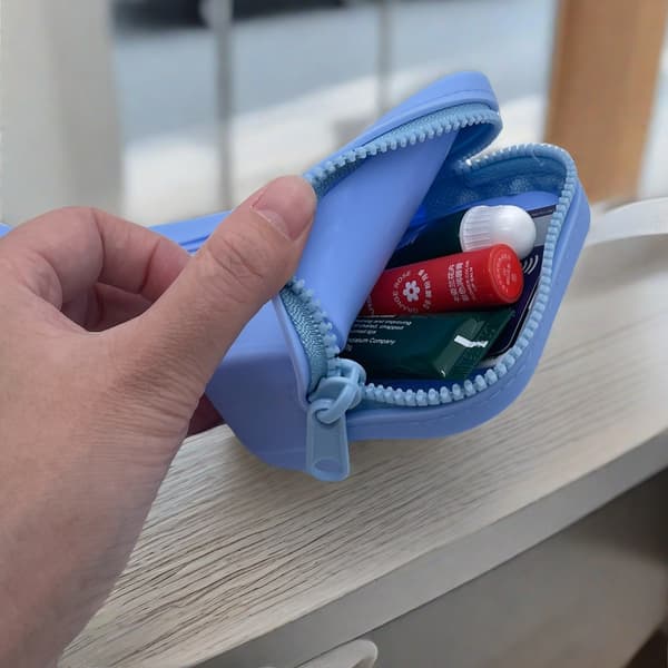 Silikone Mønt Organizer - Blå