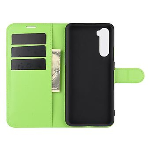 OnePlus Nordille Litsi-kuvioitu Käännettävä Suojaava TPU-kotelo Green