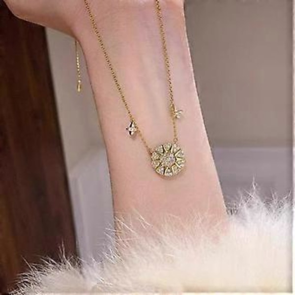 Muodikas tähtiriipus kaulakoru Uskonnollinen riipus kaulakoru Herkkä kaulakoru Kaulakoru Korut Seosrakenne päivittäiseen käyttöön Eight pointed Star