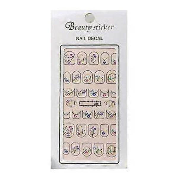 3D Bronzing Imitation Diamant Nagelsticker Nagelkonst Tillbehör