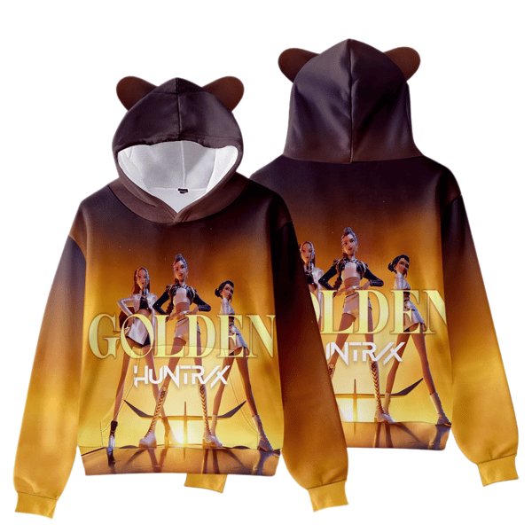KPop Demon-Hunting Jentegruppe Katteørehettegenser for Barn, Casual Pullover - Stil 7 - 110CM Style 7 110cm