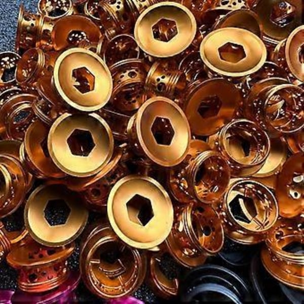 20mm Professionella Förspänningsbultar Cykel Vev Fixeringsbultar Aluminiumlegering Vevparti Skyddsskruvar för Vevbultar Kapslar Rosa Pink