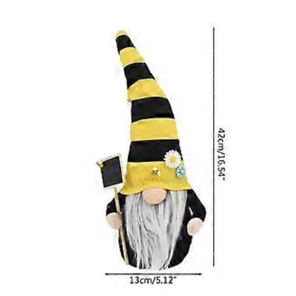 Humlebi Gnome, Skandinavisk Tomte Nisse Dvärg Svenska Figurer Bi Heminredning (pojke) boy