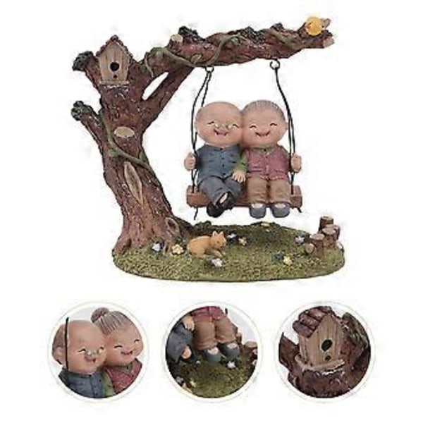 1 stk. Kreativt ornament dekorativt harpikshåndværk skrivebordspynt (assorteret farve)