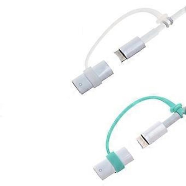 Anti-förlust Silikon Sladdkontakter för Skärmpennor Microed USB och UsbC Laddningsadaptrar Svart Black