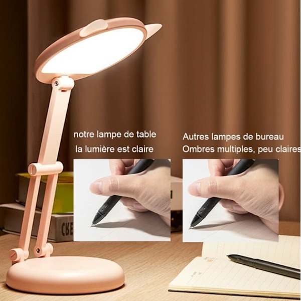 LED-skrivebordslampe for barn