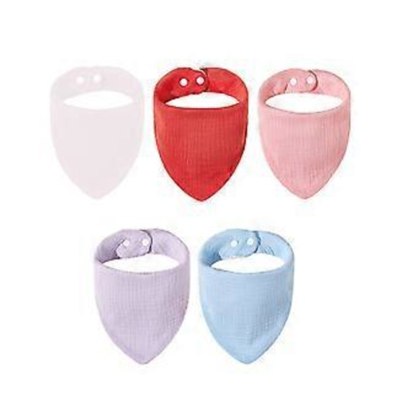 Baby Newborn Bibs Bandana Bibs Babyhaklappar Dregellappar Nyfödda Haklappar Mjuka & Absorberande för Spädbarn Pojkar Dreglande Gåva B